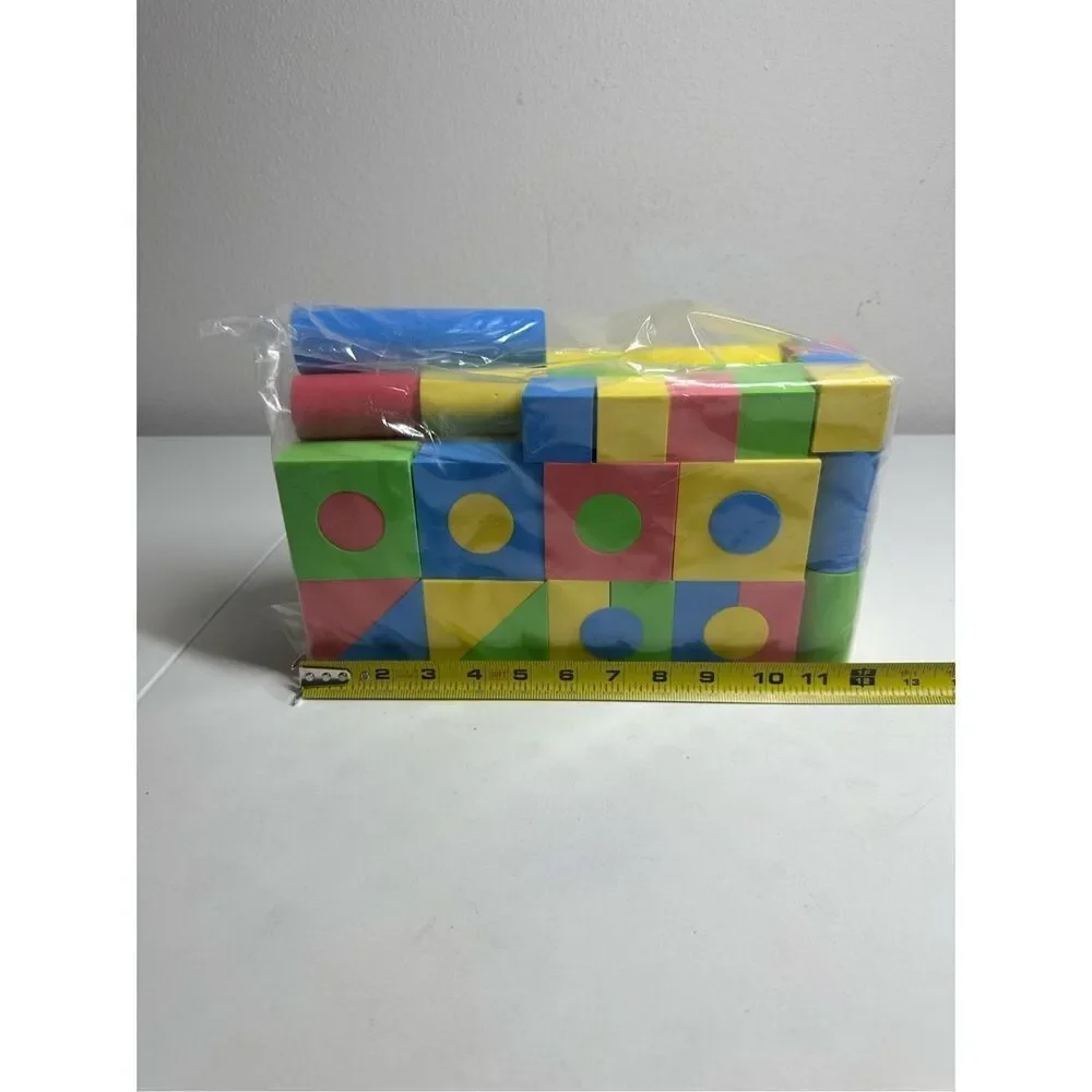 NWT Building Foam Blocks for Toddlers 45pcs Medium Size